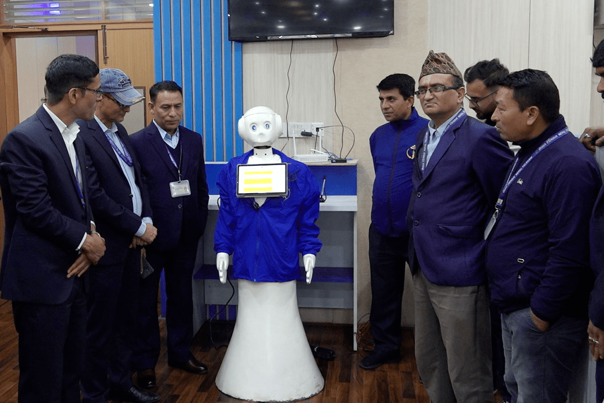 Sarathi Robot in NTC Nepal
